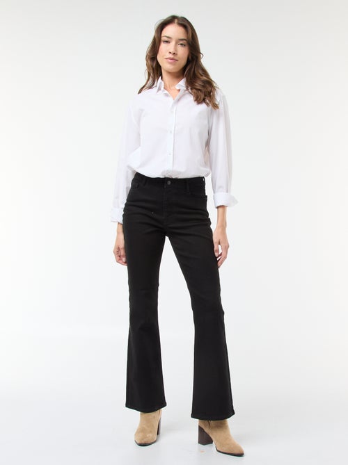 Vaquero corte flare/bootcut de tiro alto - Kiabi