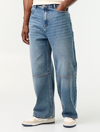 Vaquero de corte ancho / Loose fit de 5 bolsillos