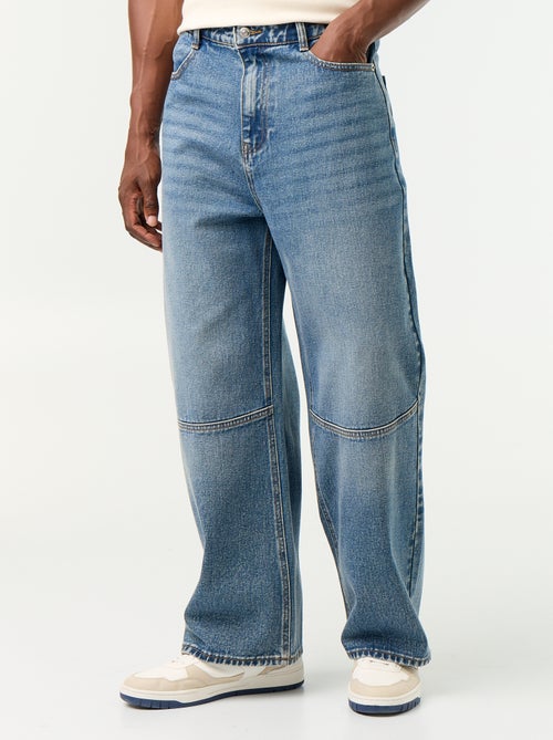 Vaquero de corte ancho / Loose fit de 5 bolsillos - Kiabi