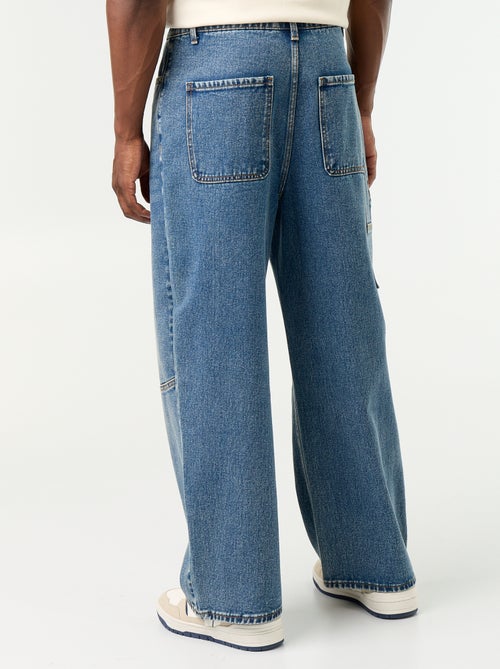 Vaquero de corte ancho / Loose fit de 5 bolsillos - Kiabi