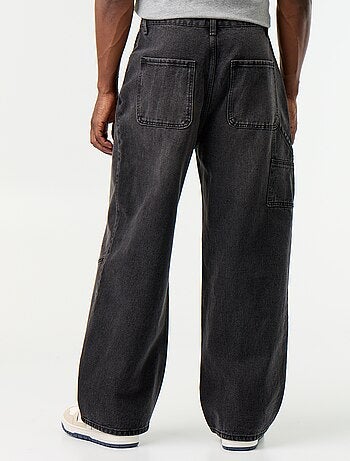Vaquero de corte ancho / Loose fit de 5 bolsillos
