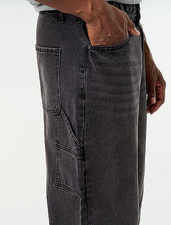 Vaquero de corte ancho / Loose fit de 5 bolsillos