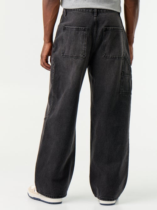 Vaquero de corte ancho / Loose fit de 5 bolsillos - Kiabi