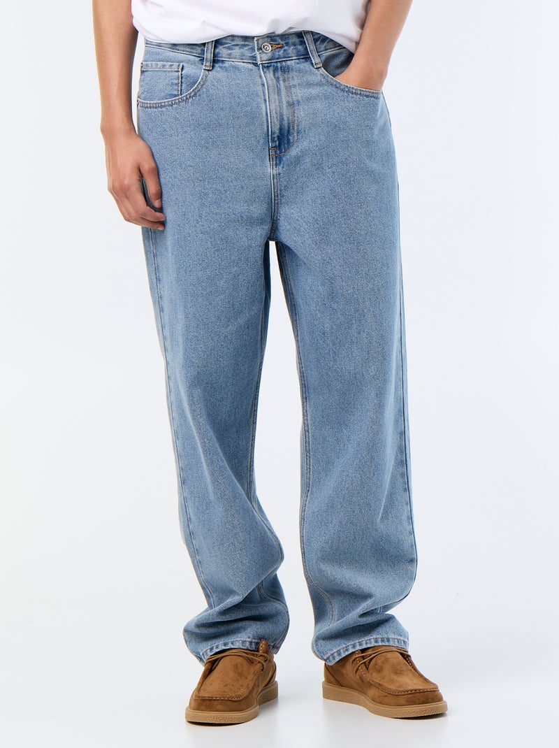 Vaquero de corte ancho / relaxed fit Azul - Kiabi