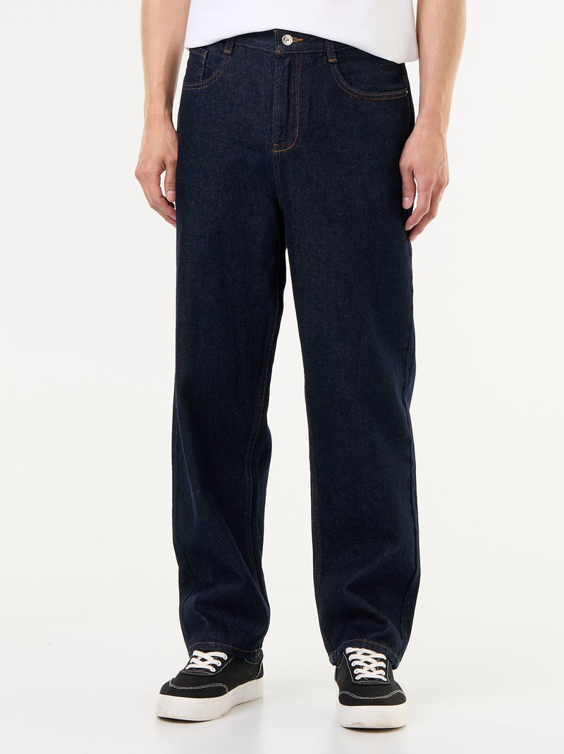 Vaquero de corte ancho / relaxed fit Azul - Kiabi