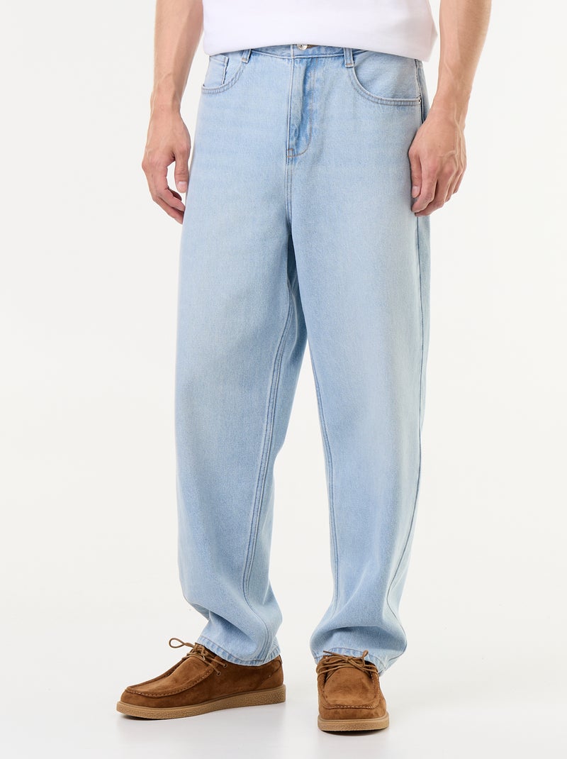 Vaquero de corte ancho / relaxed fit Azul - Kiabi
