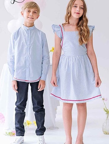 Vaquero de entretiempo para niño | Slim elástico | Denim azul oscuro | MORGAN