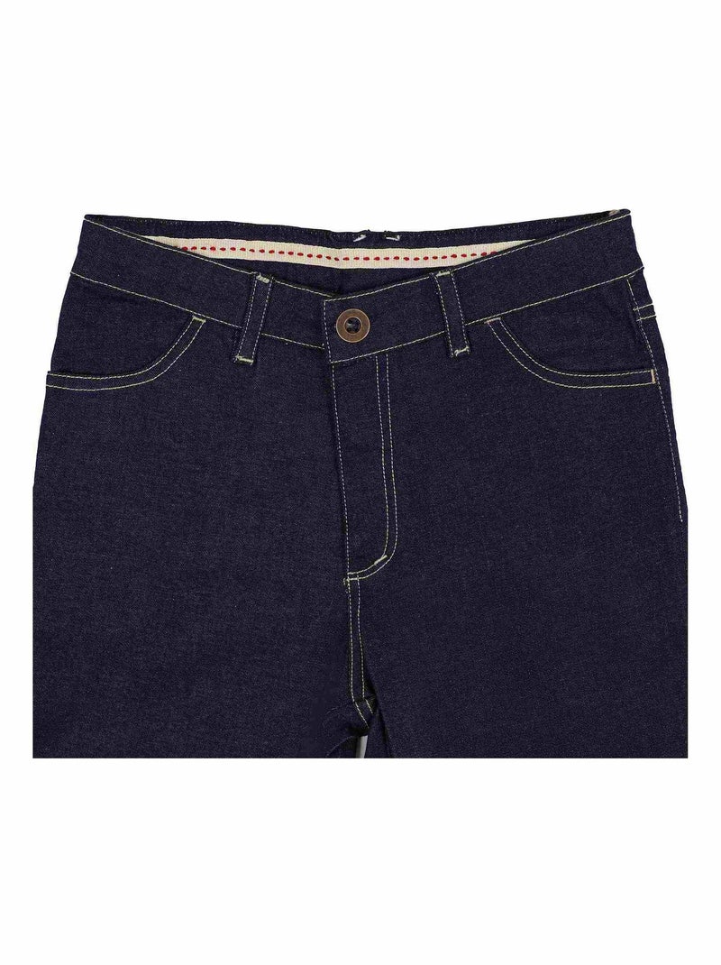 Vaquero de entretiempo para niño | Slim elástico | Denim azul oscuro | MORGAN Azul vaquero - Kiabi