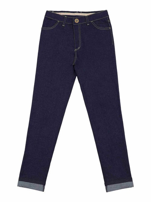 Vaquero de entretiempo para niño | Slim elástico | Denim azul oscuro | MORGAN - Kiabi