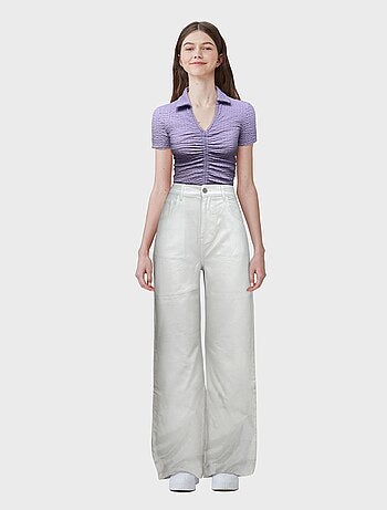 Pantalones de tiro alto para mujer - Kiabi