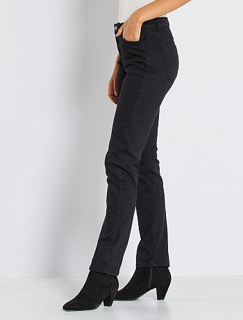 Vaquero de talle alto corte regular elástico - Kiabi