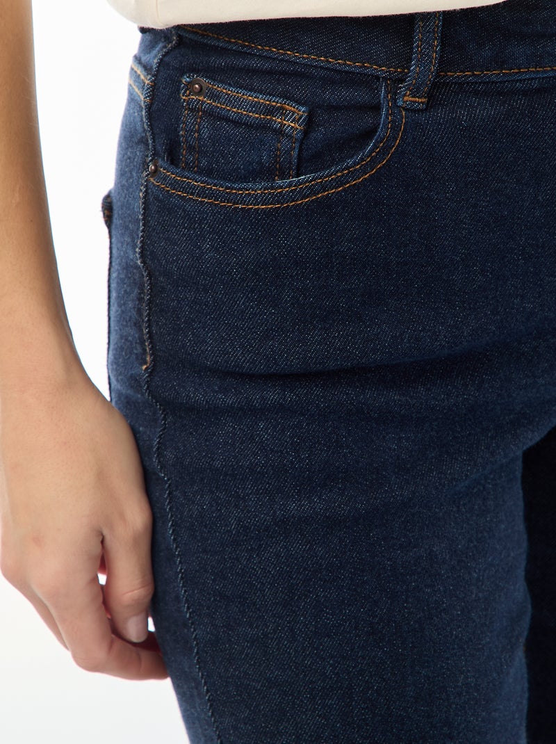 Vaquero de tiro alto corte flare/bootcut - L32 Azul - Kiabi