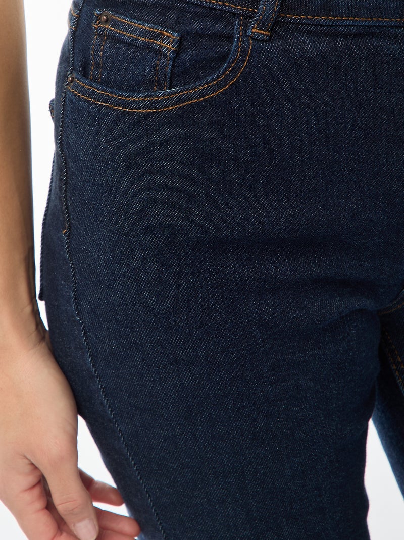 Vaquero de tiro alto corte flare/bootcut - L34 Azul - Kiabi