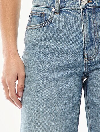 Vaquero de tiro alto corte flare/bootcut