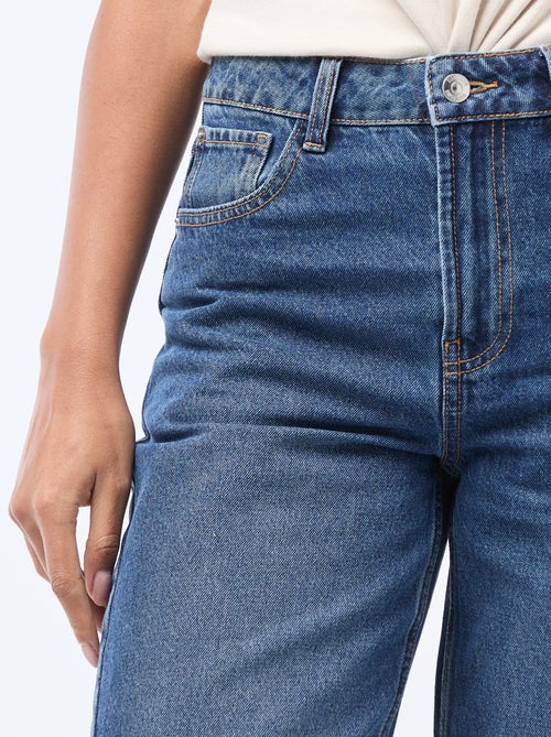 Vaquero de tiro alto wide leg - Kiabi