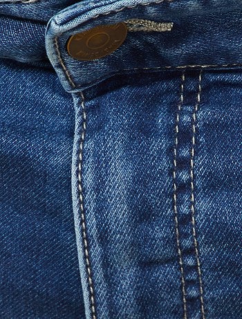 Tallas grandes hombre - Vaquero entallado elástico - Kiabi