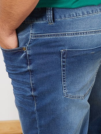 Tallas grandes hombre - Vaquero entallado elástico - Kiabi
