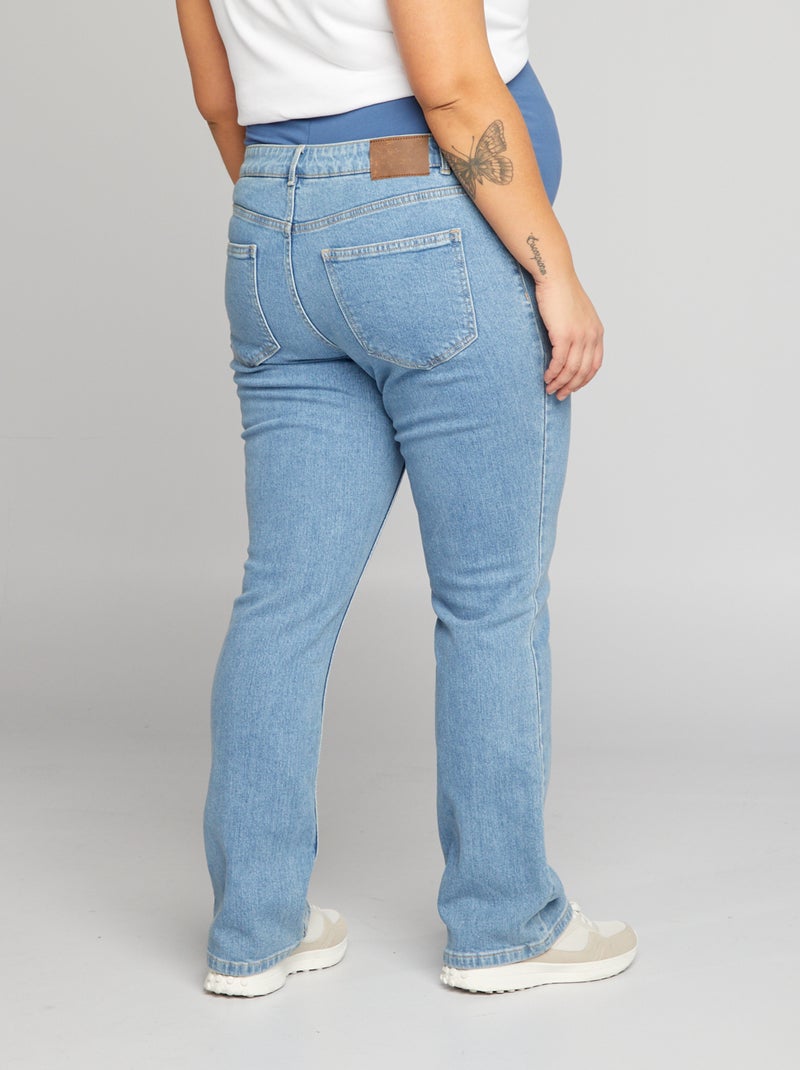 Vaquero flare premamá AZUL - Kiabi