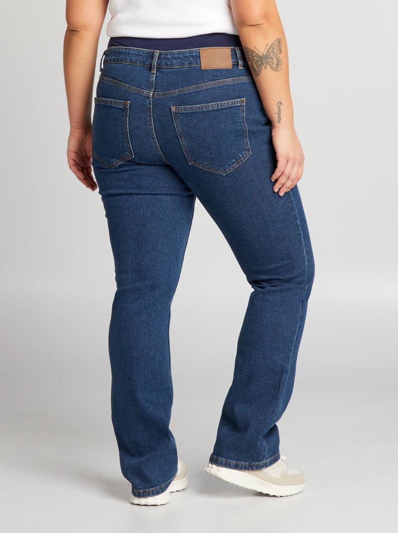 Vaquero flare premamá AZUL - Kiabi