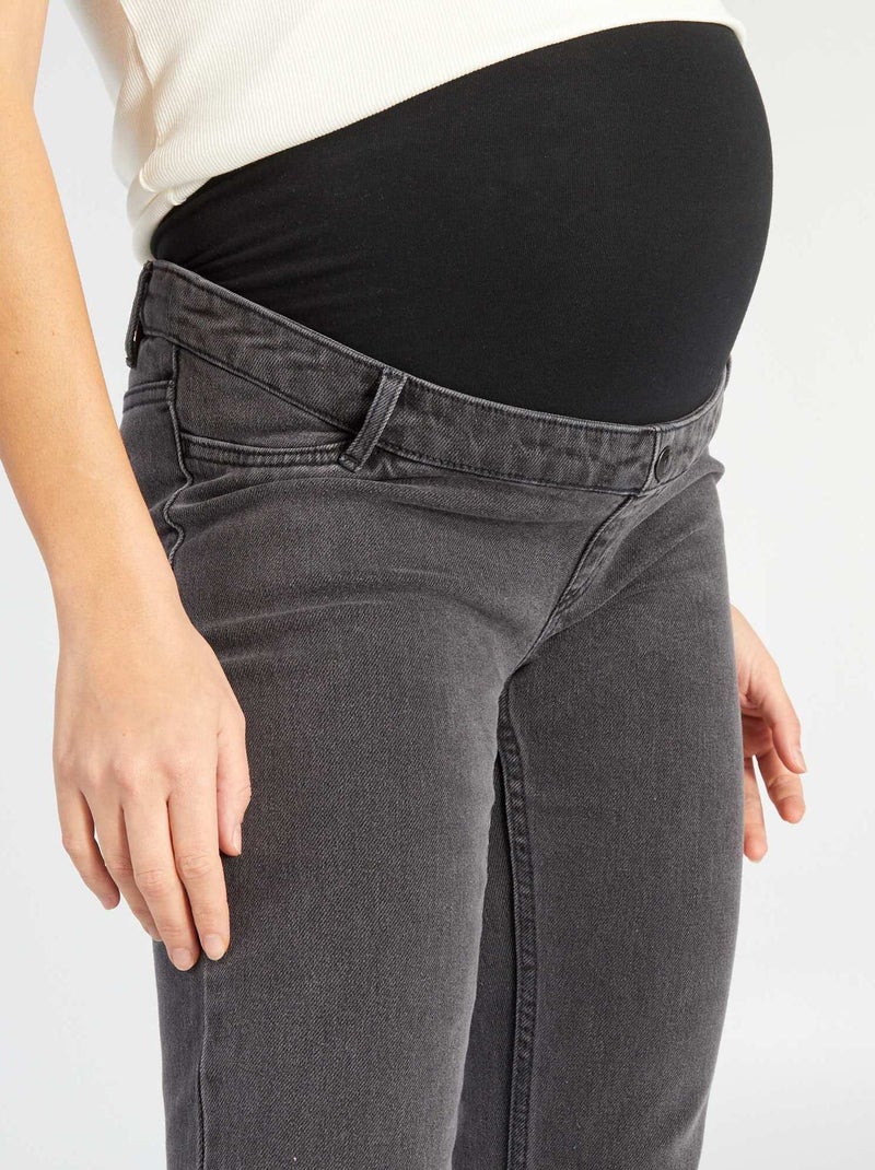 Vaquero flare premamá GRIS - Kiabi