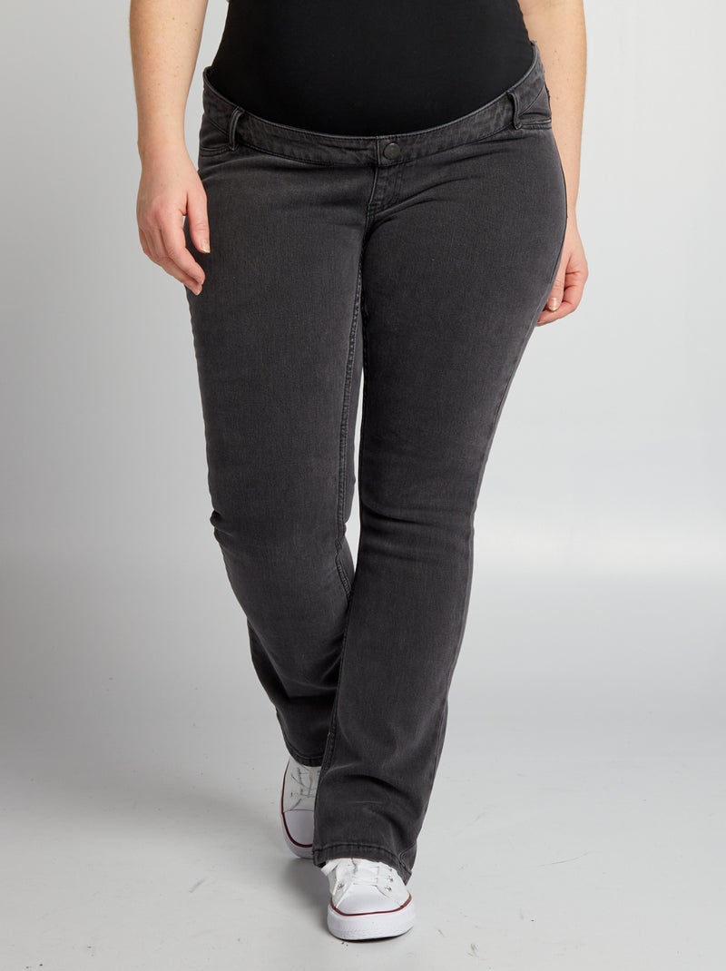 Vaquero flare premamá GRIS - Kiabi