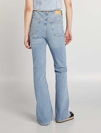 Vaquero flare/bootcut de tiro alto