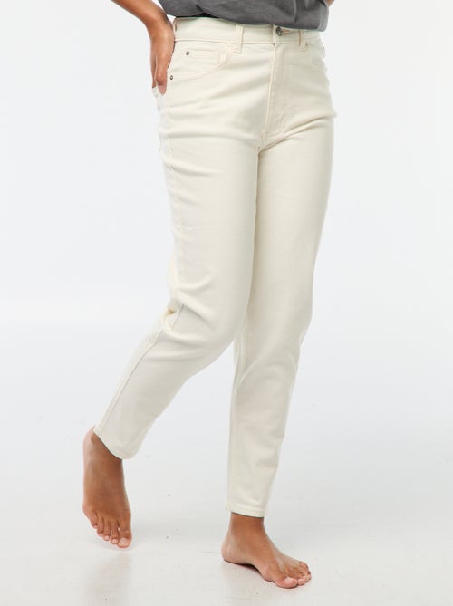 Vaquero mom con 5 bolsillos L34 - Kiabi