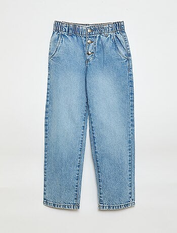 Vaquero mom con bolsillos en forma de corazón