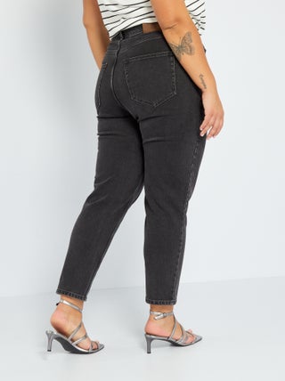 Vaquero mom de talle alto con bolsillos - L32