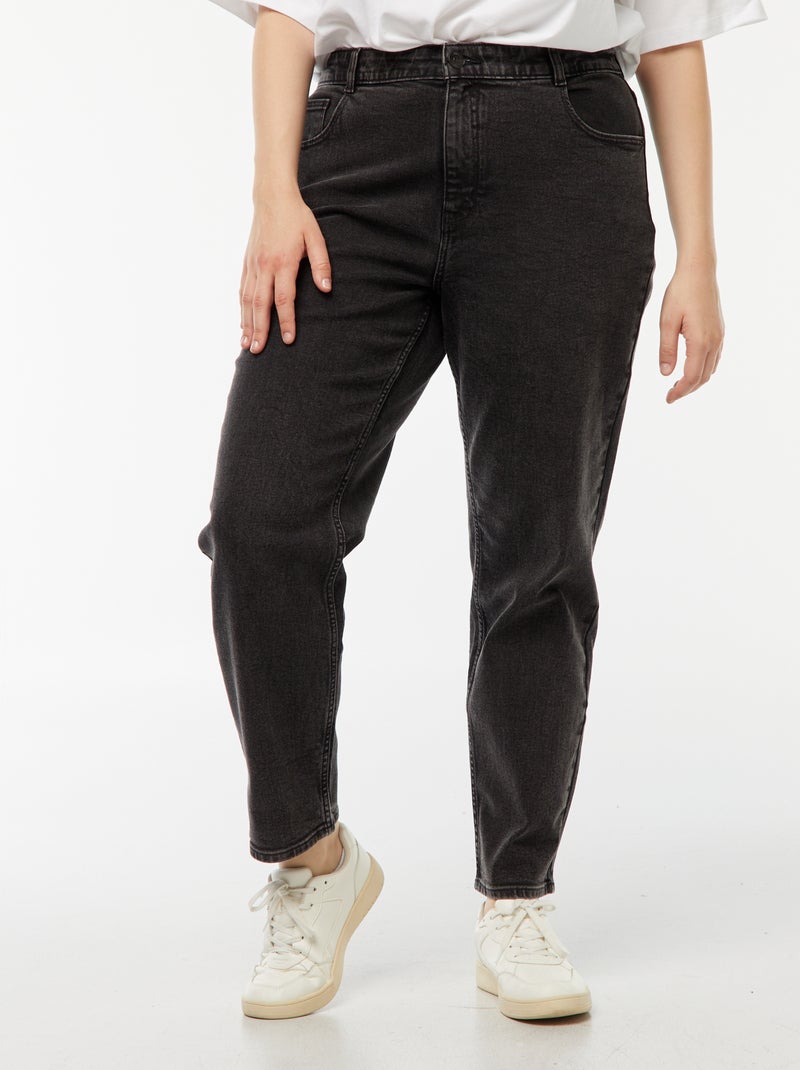 Vaquero mom de tiro alto  - L28 Negro - Kiabi