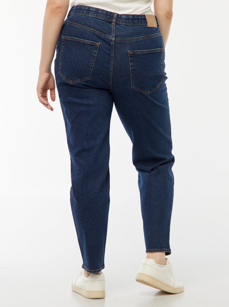 Vaquero mom de tiro alto - L34 Azul - Kiabi