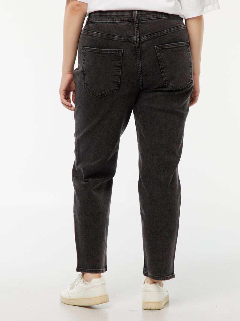 Vaquero mom de tiro alto - L34 Negro - Kiabi