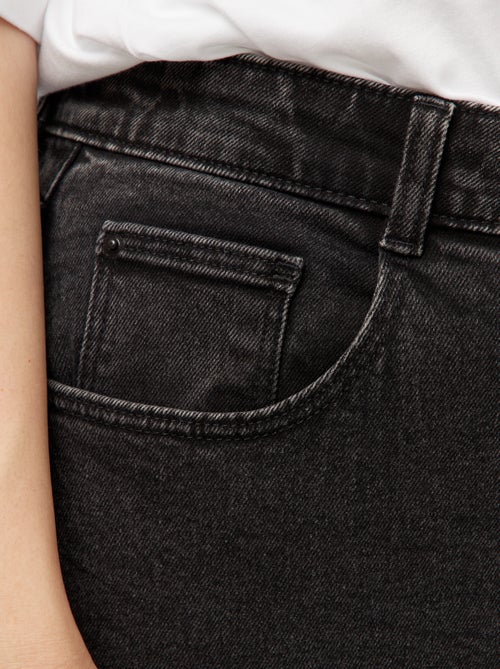 Vaquero mom de tiro alto 5 bolsillos - L32 - Kiabi