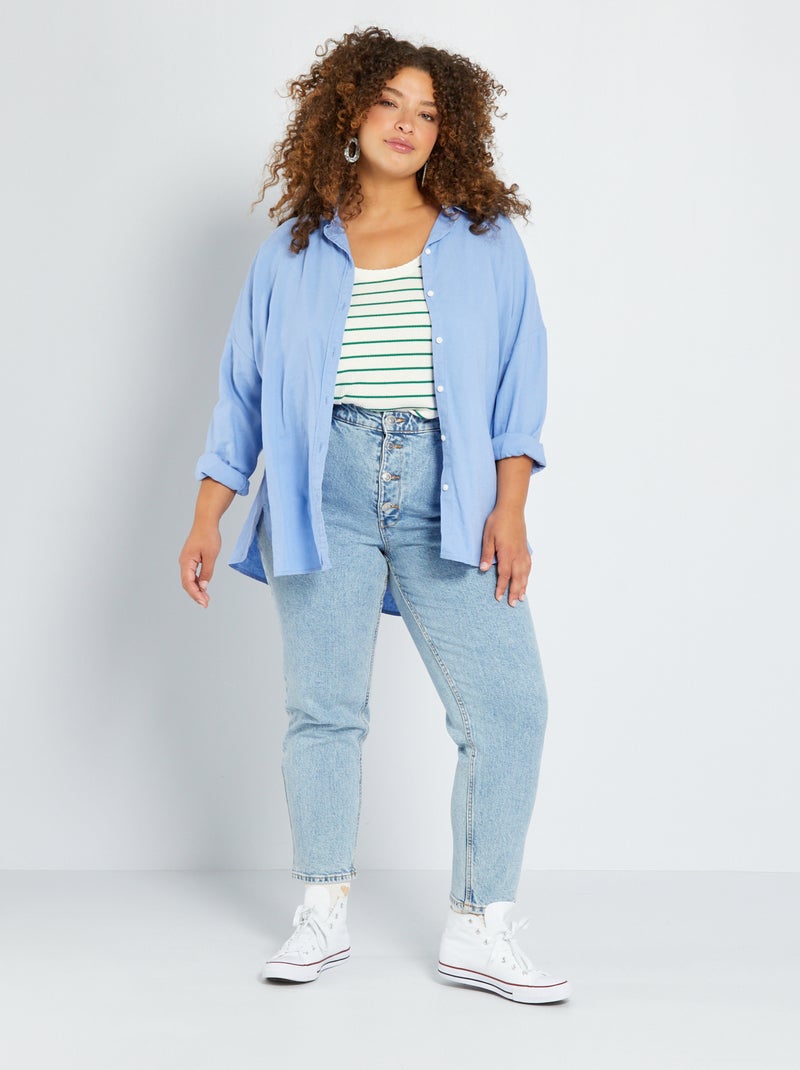 Vaquero mom fit - L30 Azul - Kiabi