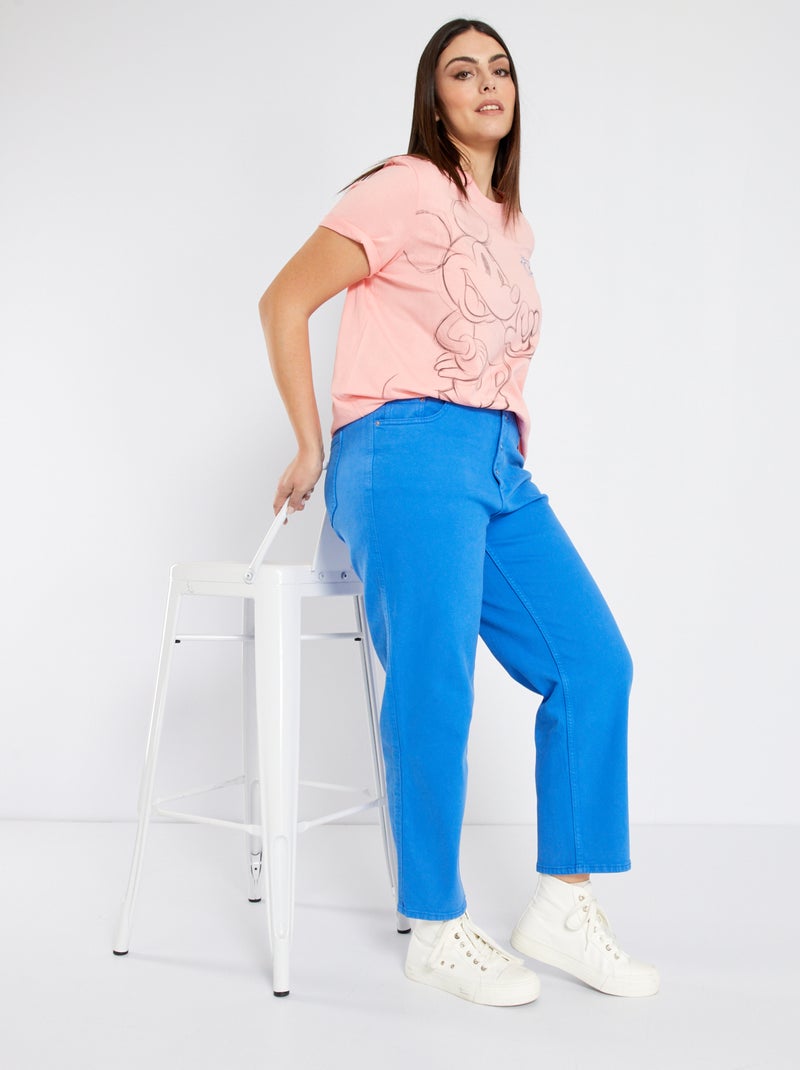 Vaquero mom fit AZUL - Kiabi