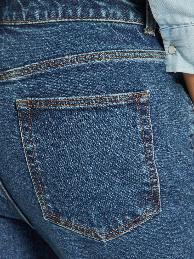 Vaquero mom talle alto L28 AZUL - Kiabi