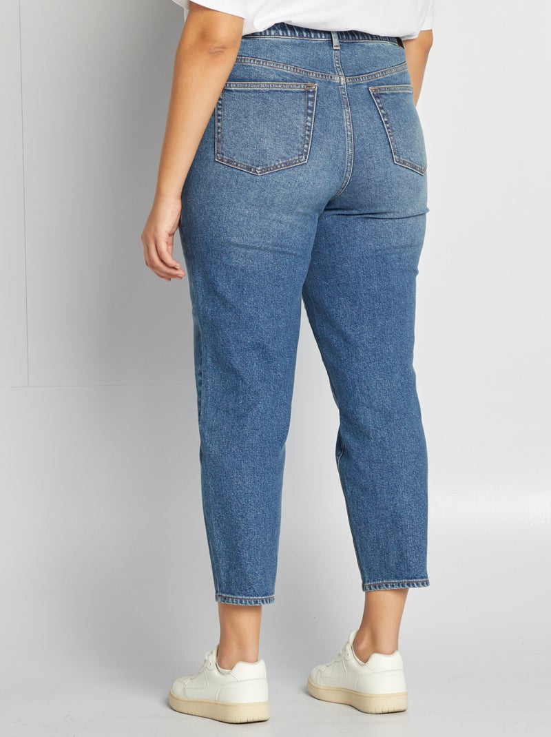 Vaquero mom tiro alto AZUL - Kiabi