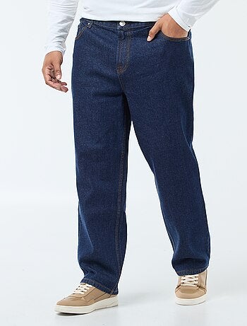 Pantalón denim corte relaxed 5 bolsillos