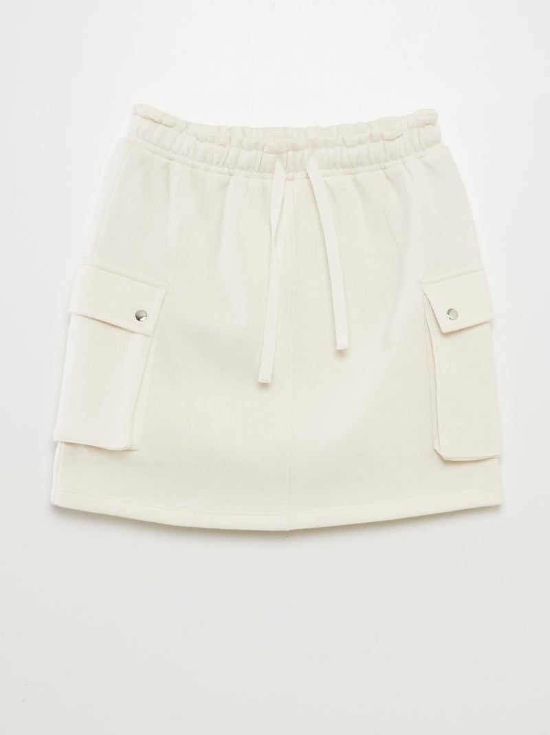 Vaquero multibolsillos de chándal BEIGE - Kiabi
