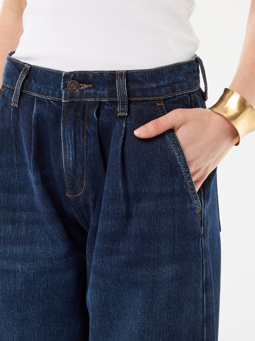 Vaquero palazzo de corte ancho y talle alto - Kiabi