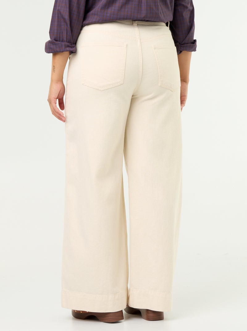 Vaquero / pantalón vaquero Blanco - Kiabi