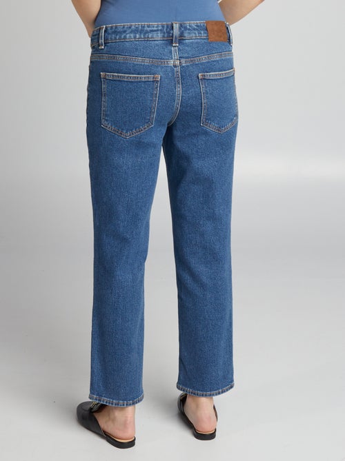 Vaquero premamá de corte recto con banda - Kiabi