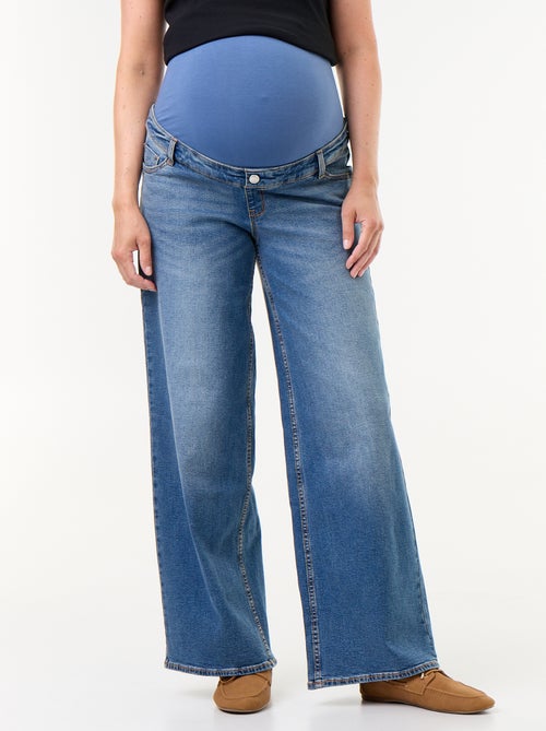 Vaquero premamá wide leg - Kiabi