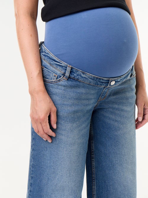 Vaquero premamá wide leg - Kiabi