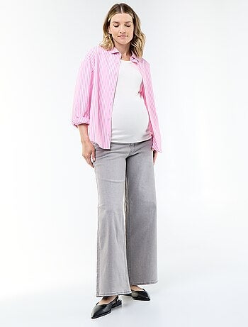 Vaquero premamá wide leg