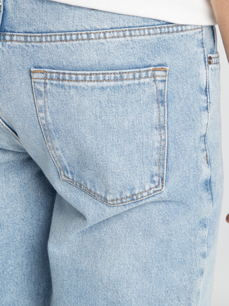 Vaquero recto - L32 AZUL - Kiabi