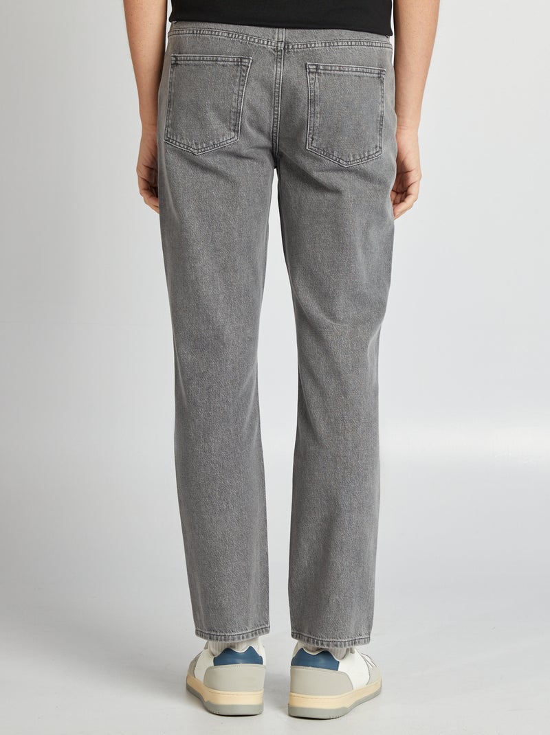 Vaquero recto - L32 GRIS - Kiabi