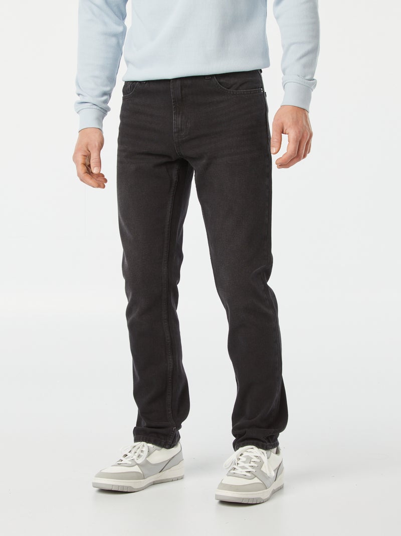 Vaquero recto - L34 GRIS - Kiabi