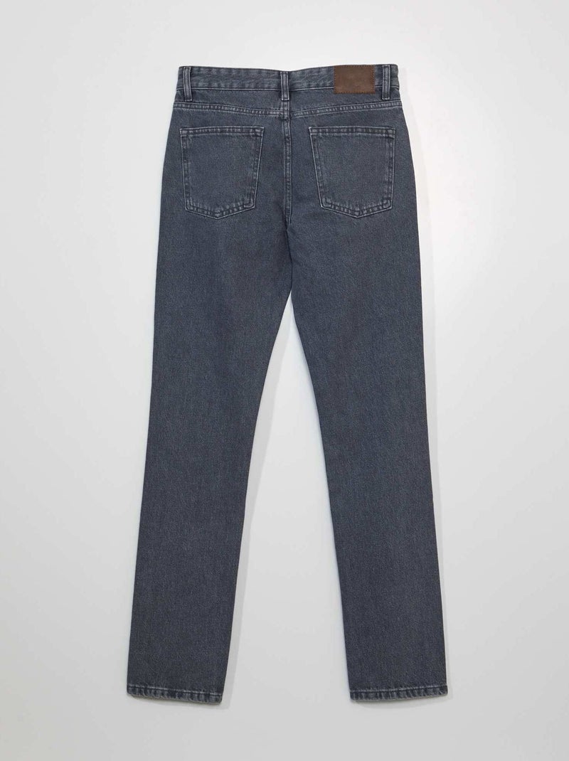 Vaquero recto - L34 GRIS - Kiabi