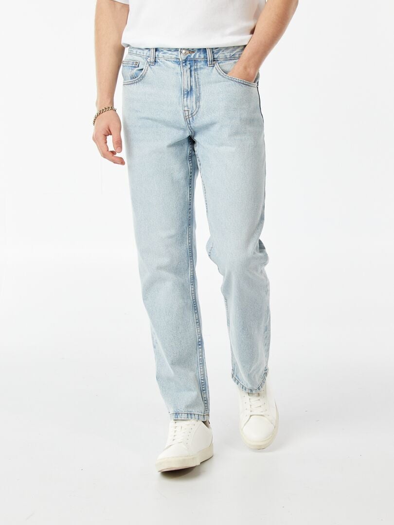 Vaqueros Rectos MEYER Oslo - Elásticos Y Cómodos - Color Azul - Talla 54 - Con Bolsillos